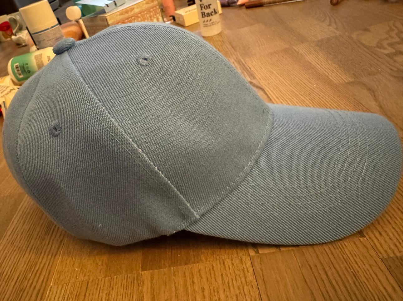 Europe bought vintage Light Blue Denim Baseball Cap - photo 2