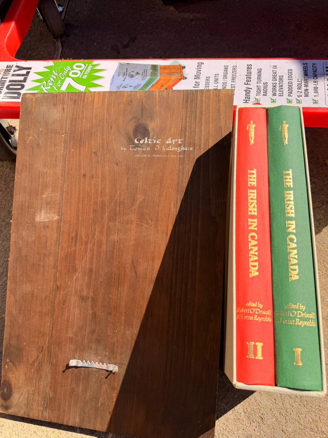 Celtic Art Ireland Map and The Irish in Canada Books - photo 3