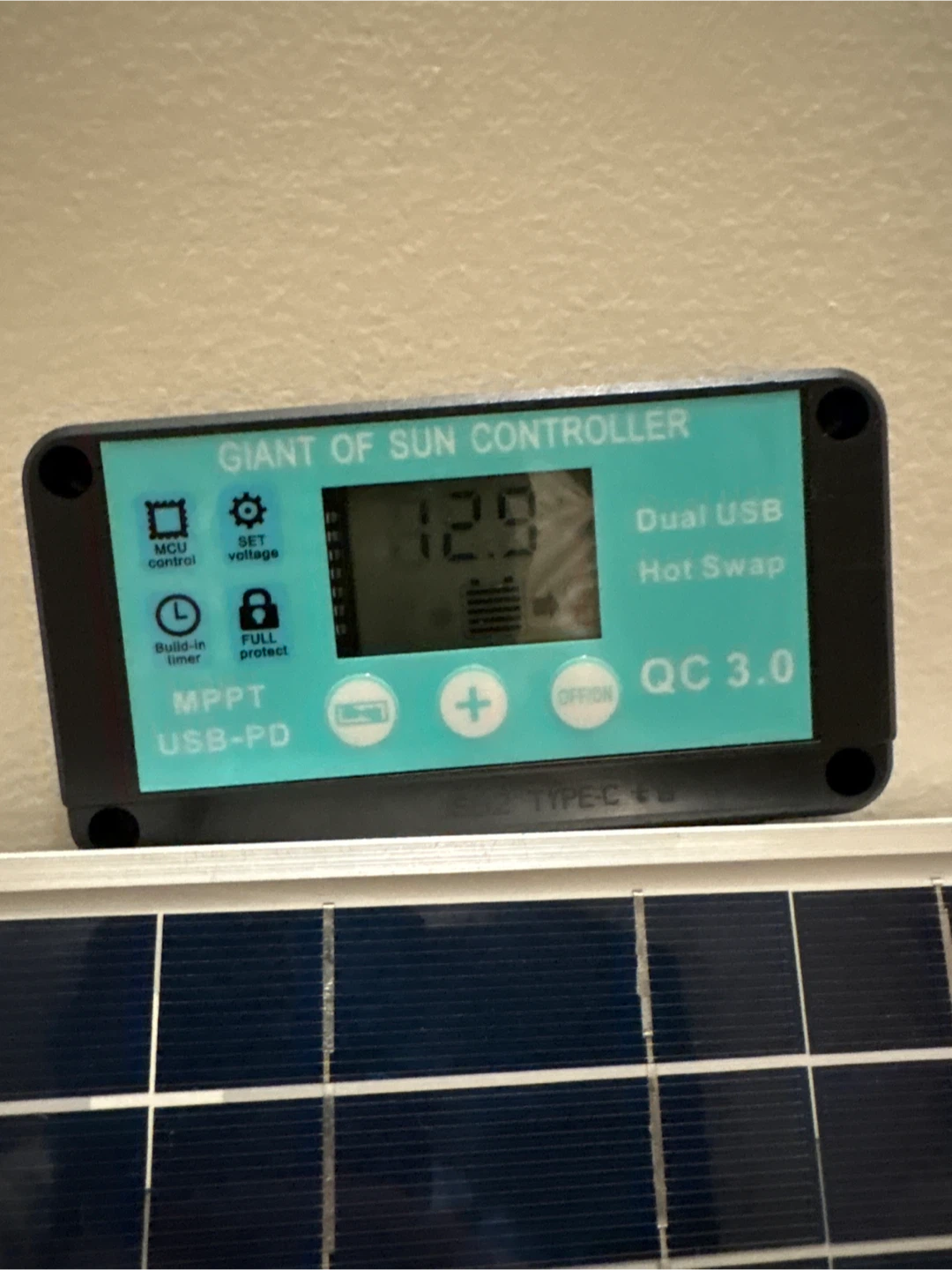 Solar Combo-10Ah LiFePO4+Solar Panel+Charge Controller - photo 2