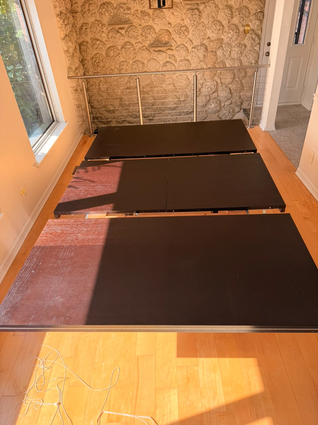 Italian Dark Brown Extendable Dining Table - photo 2