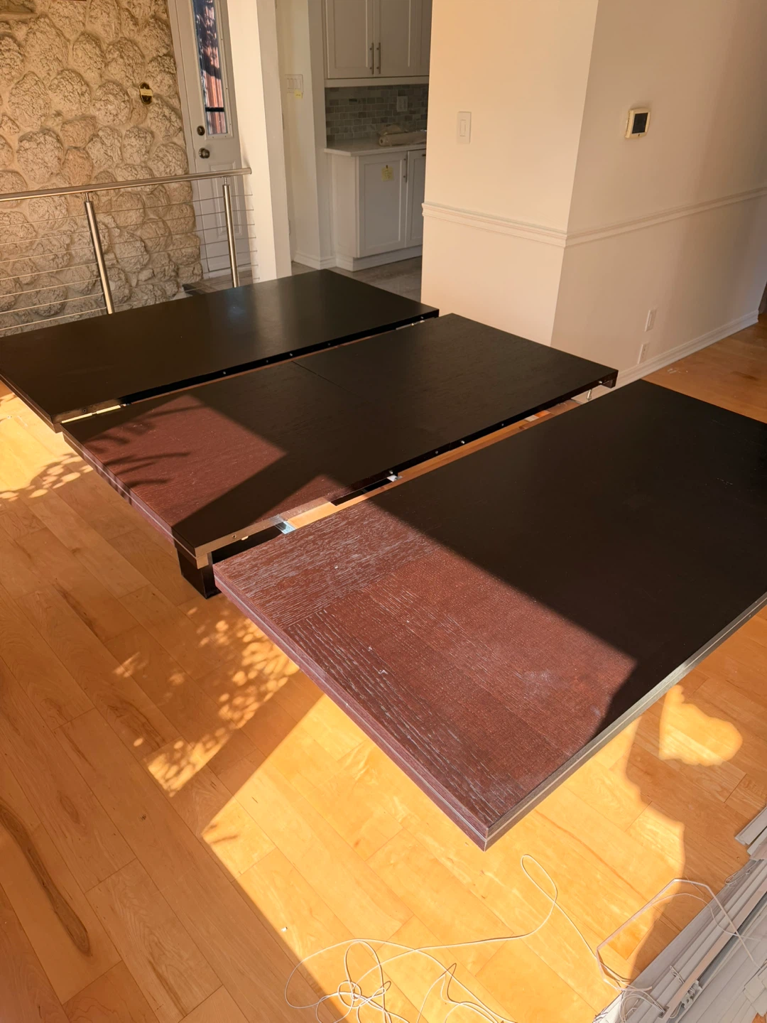 Italian Dark Brown Extendable Dining Table - photo 3