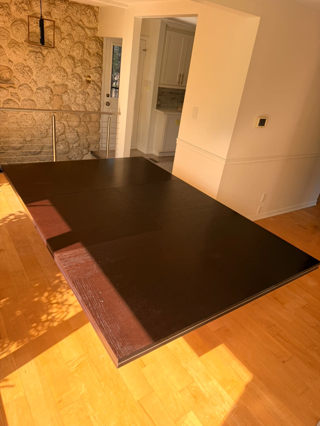 Italian Dark Brown Extendable Dining Table - photo 5
