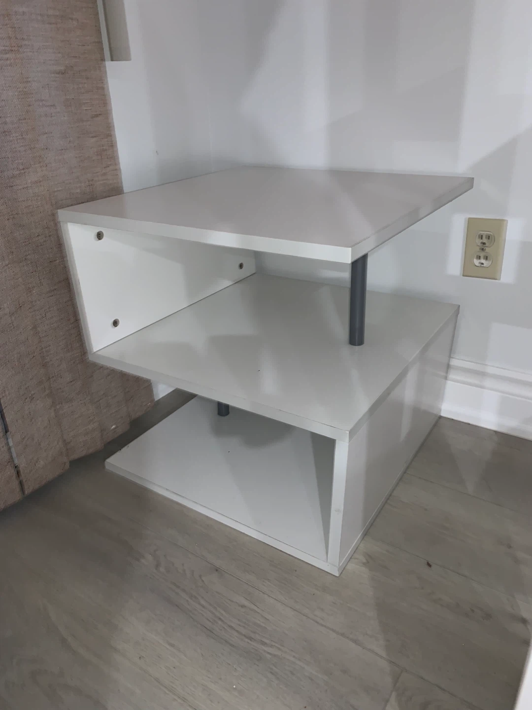 White Modern Side Table