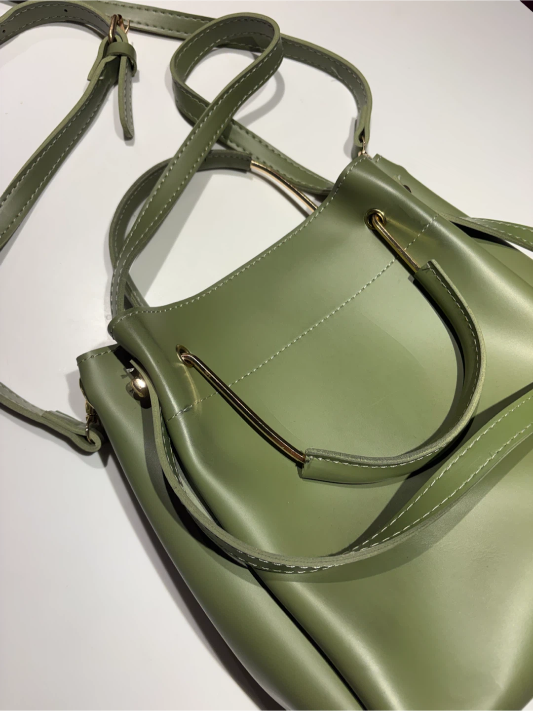 Olive Green Bucket Bag - photo 2