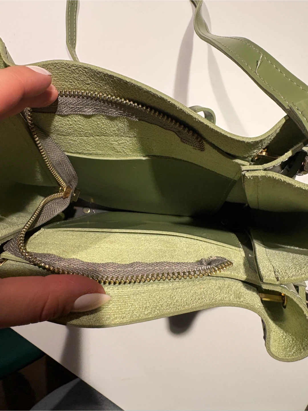 Olive Green Bucket Bag - photo 3