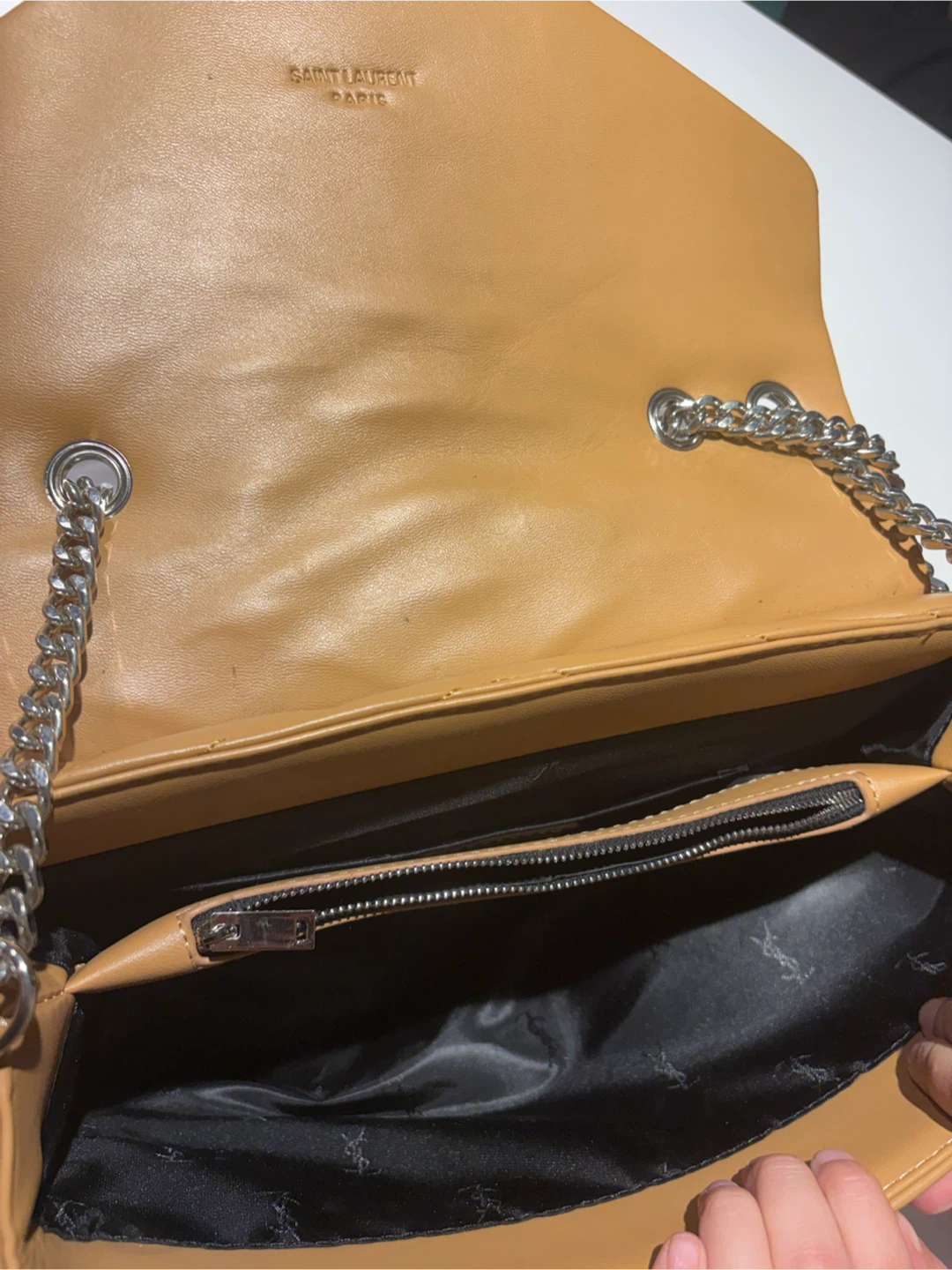 Tan chain logo Bag - photo 2