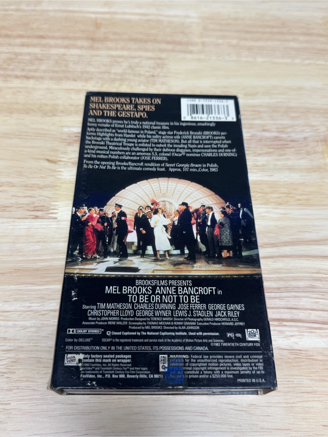 To Be Or Not To Be VHS Tape - photo 5