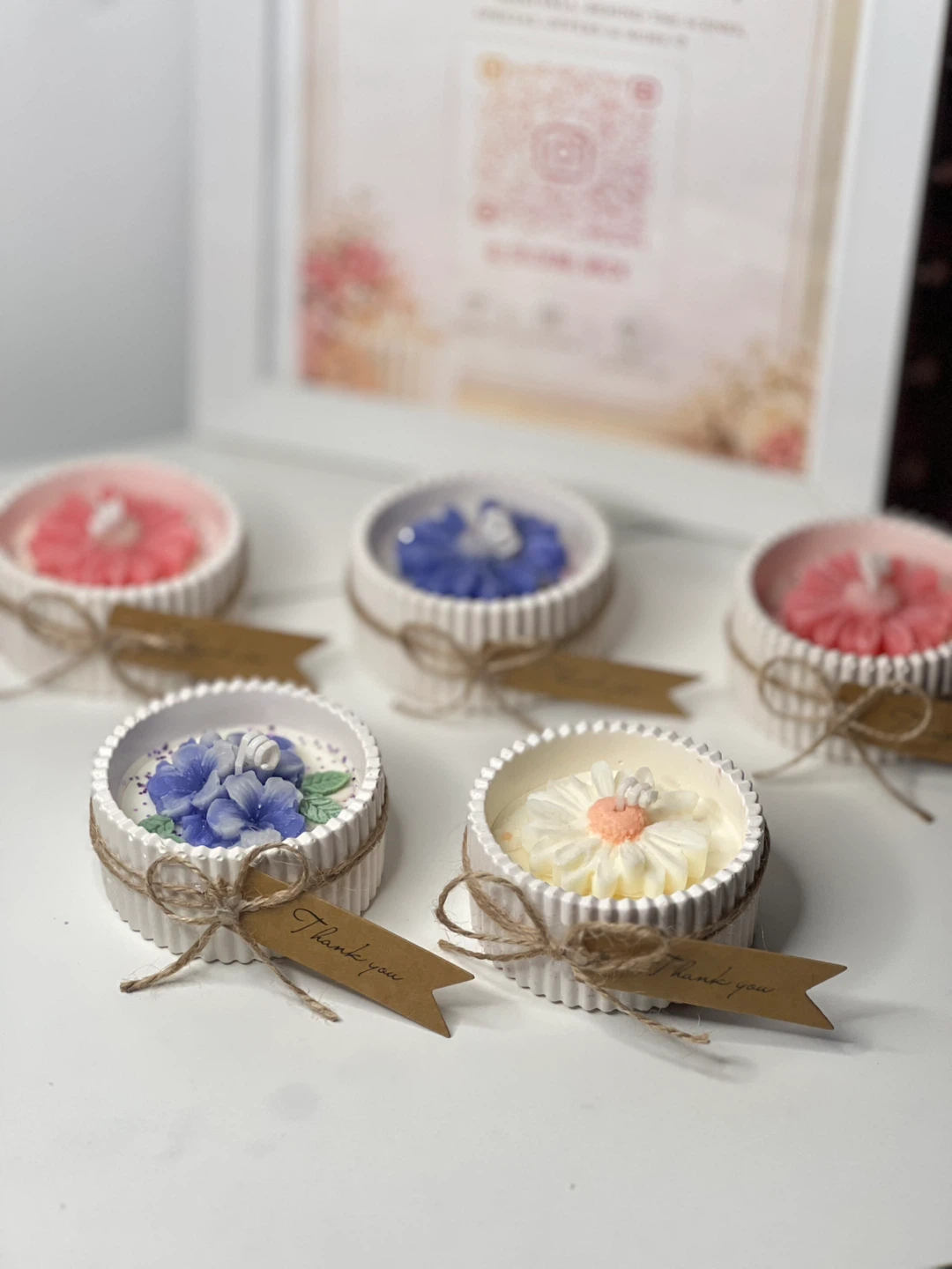 Bloom Wick Handcrafted scented Flower Candles