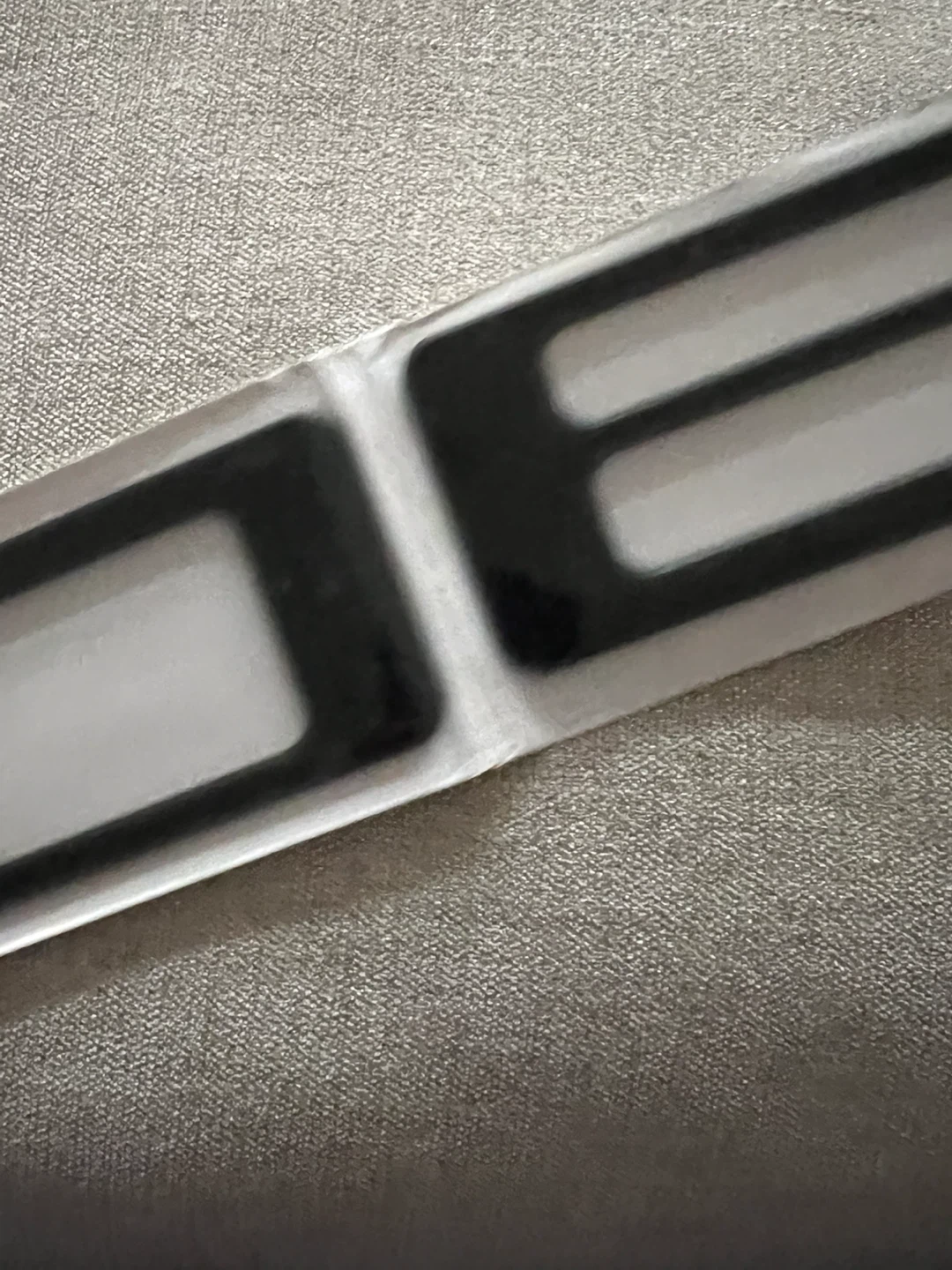 Chevrolet Tailgate Letter Inserts - Black - photo 3