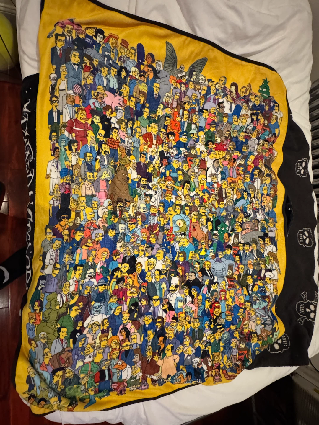 The Simpsons Cast Fleece Throw Blanket