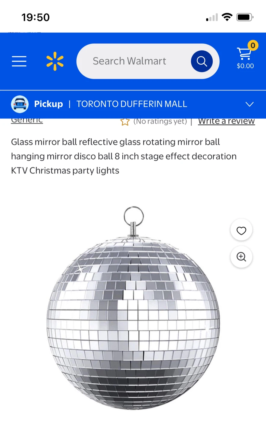 8 Inch Mirror Disco Ball - photo 2