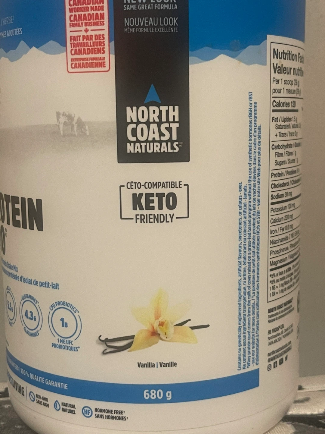 North Coast Naturals ISO Protein 100 Vanilla 680g - photo 2