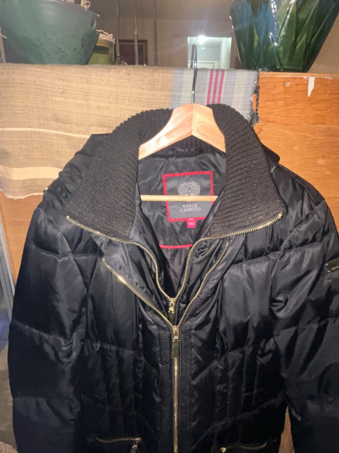 Vince Camuto Black Puffer Jacket XXL - photo 2