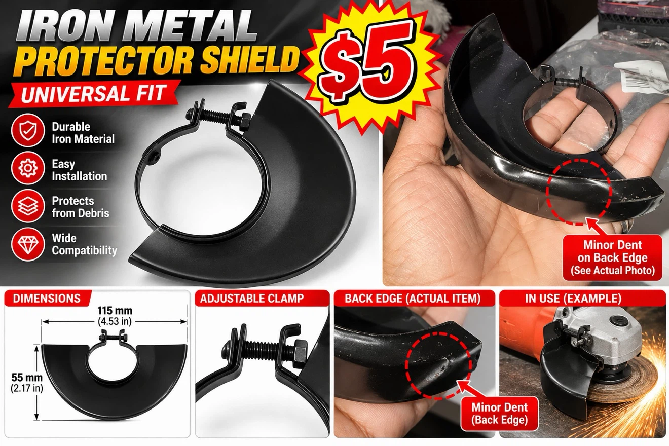 Iron Metal Angle Grinder Protective Shield