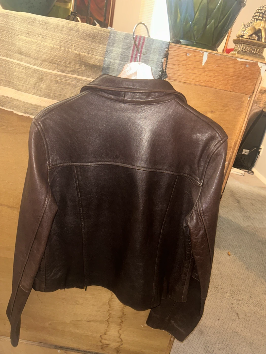 B.S.L. Dark Brown Leather Jacket