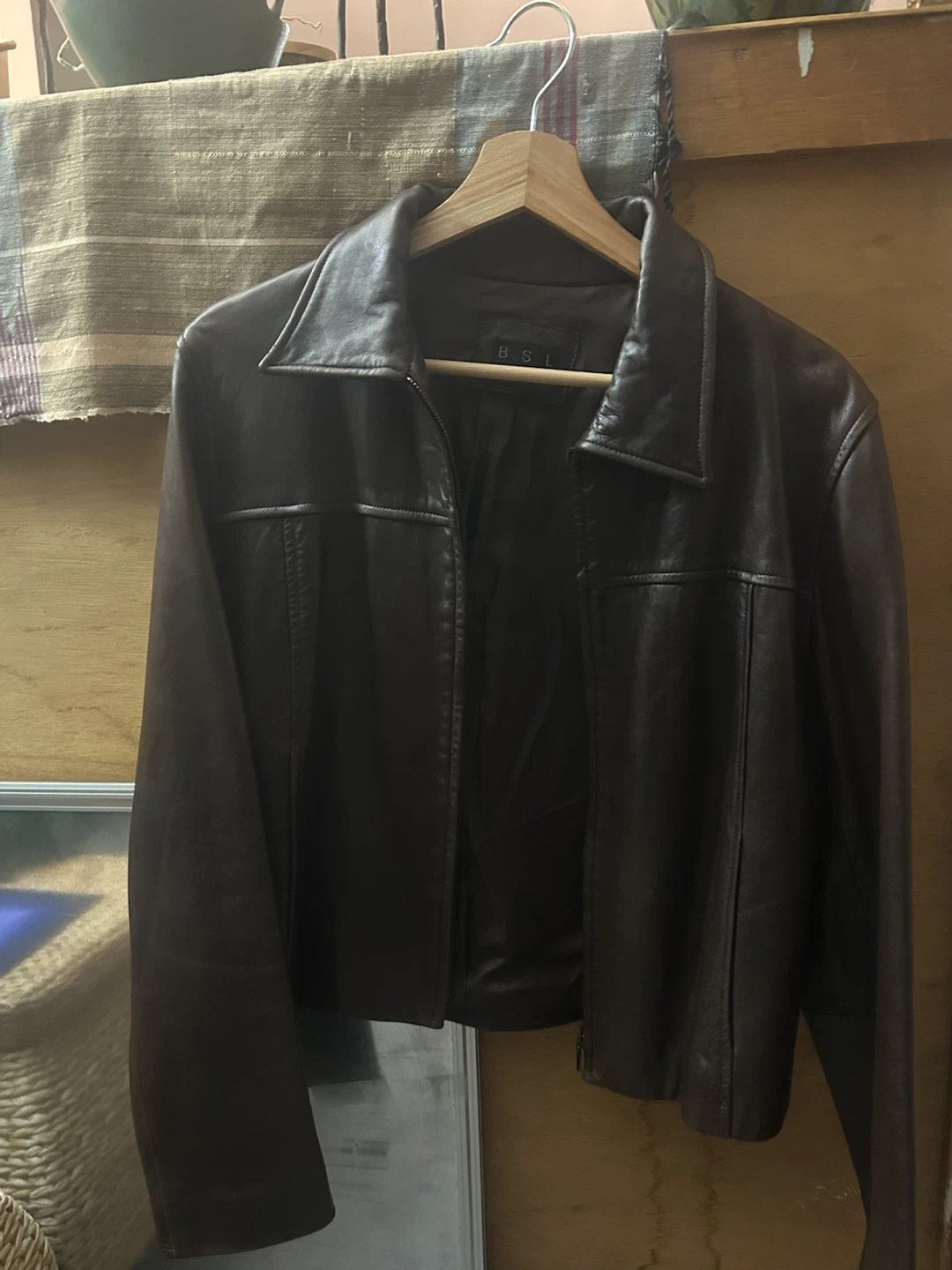 B.S.L. Dark Brown Leather Jacket - photo 3
