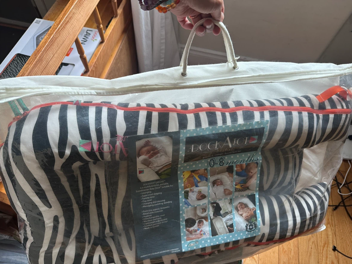 DockATot Deluxe+ Baby Lounger - Zebra Print - photo 2