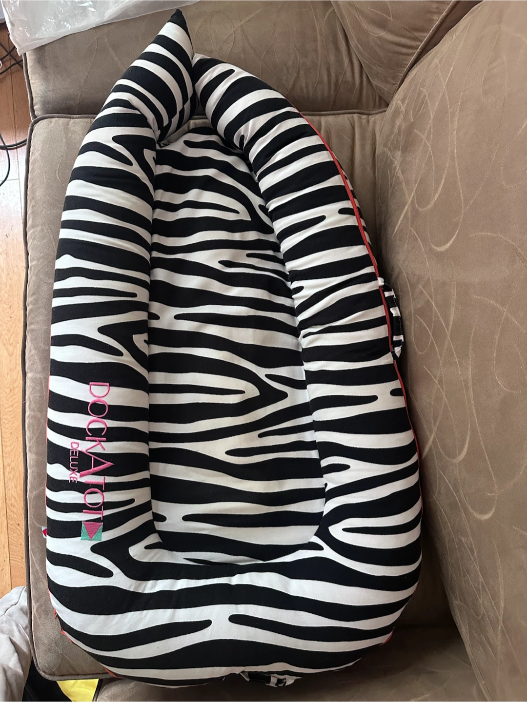 DockATot Deluxe+ Baby Lounger - Zebra Print - photo 3