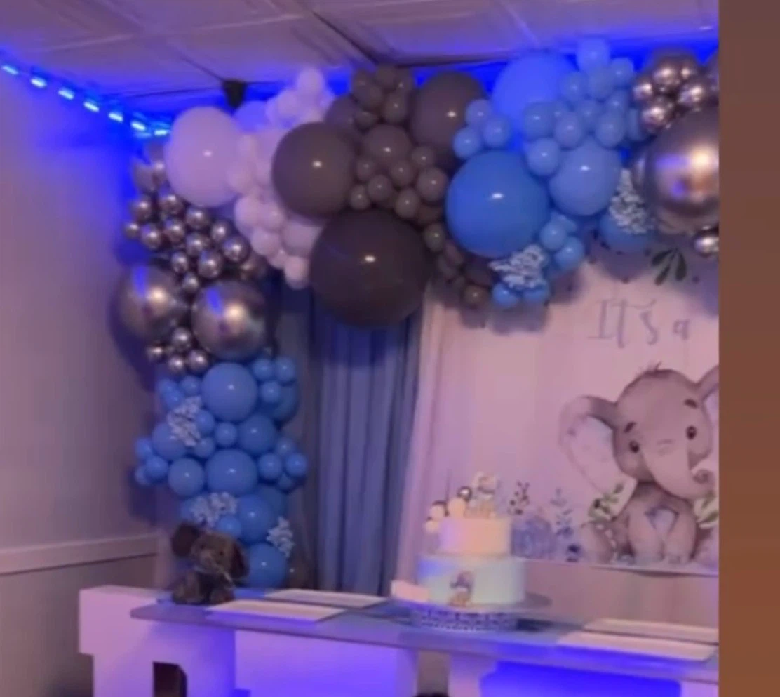 Baby Boy Shower Decoration Set