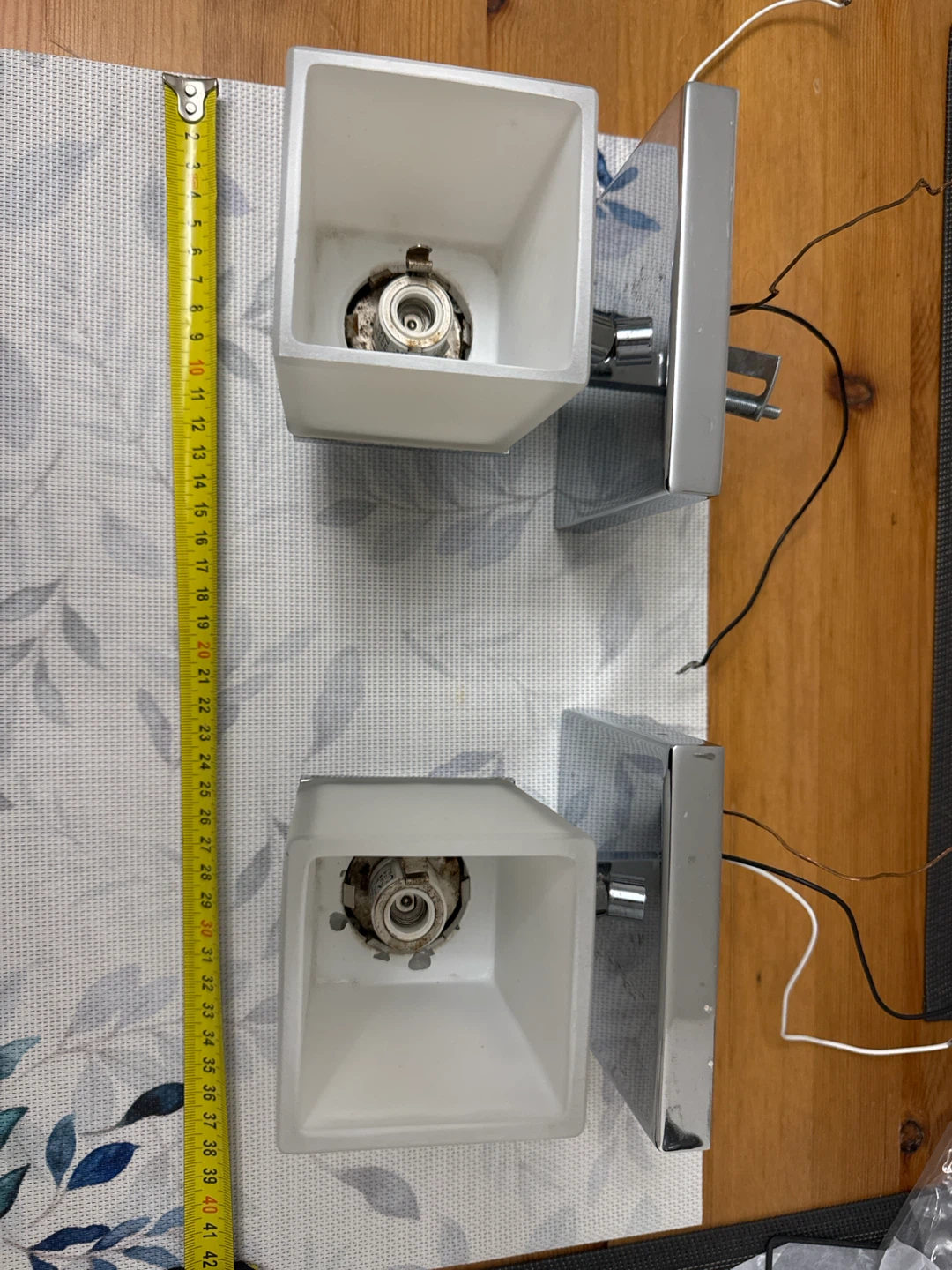Set of Two Square Wall Mount Sconces - photo 3