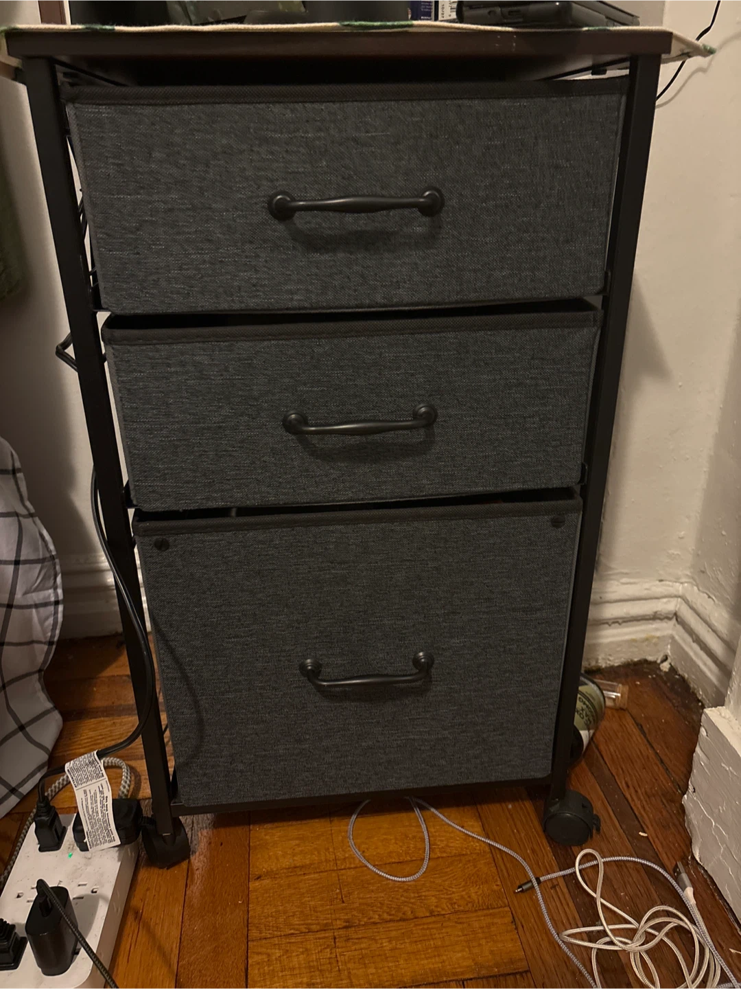 3-Drawer Storage Cart with Wheels (2-sets)