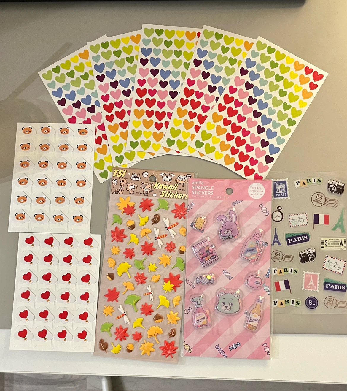 Assorted Stickers Sheets