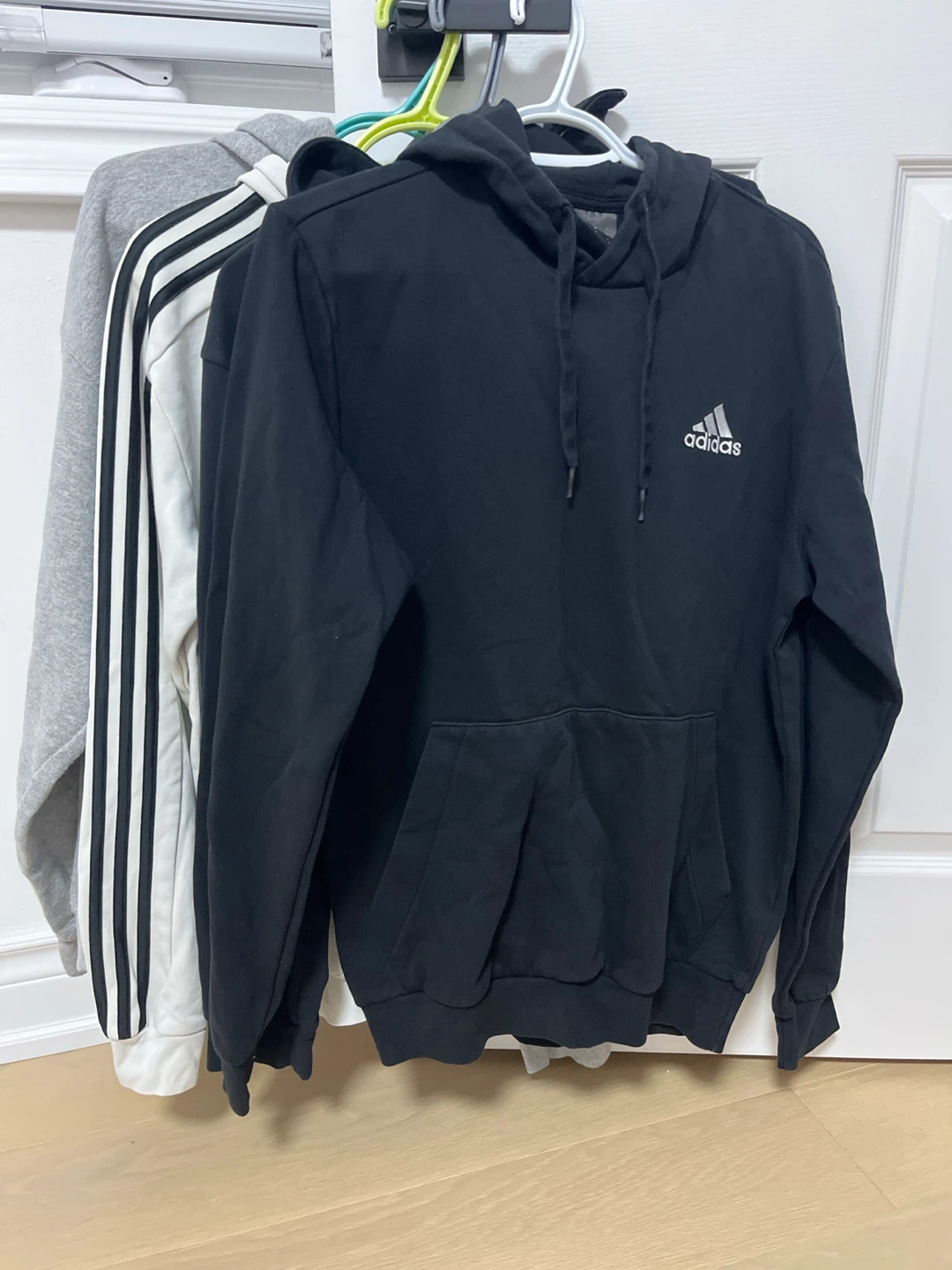 Assorted unisex hoodies and sweaters