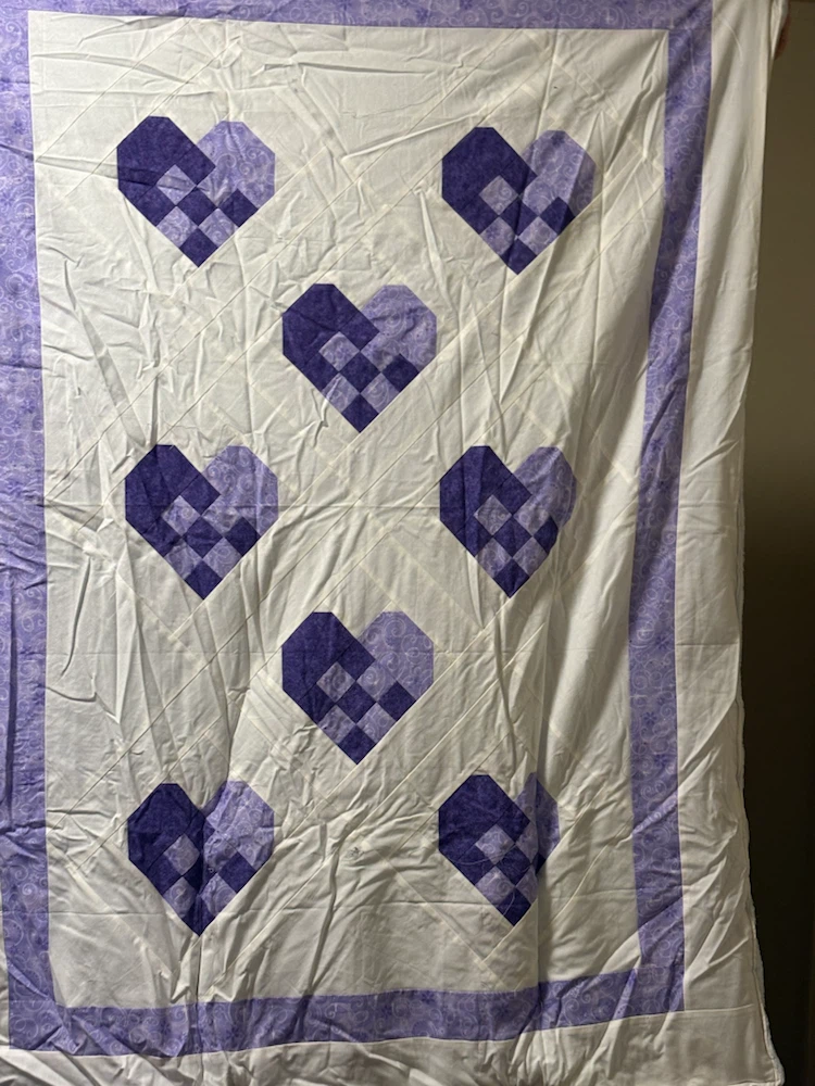 Heart Pattern Quillow