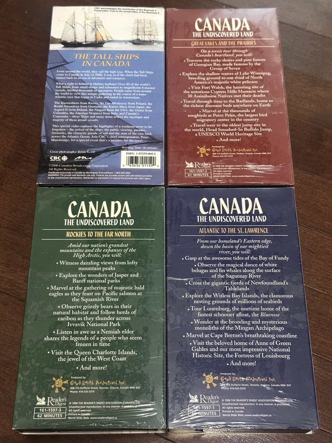 Set of 4 Canada VHS Documentaries. $5 total - photo 2