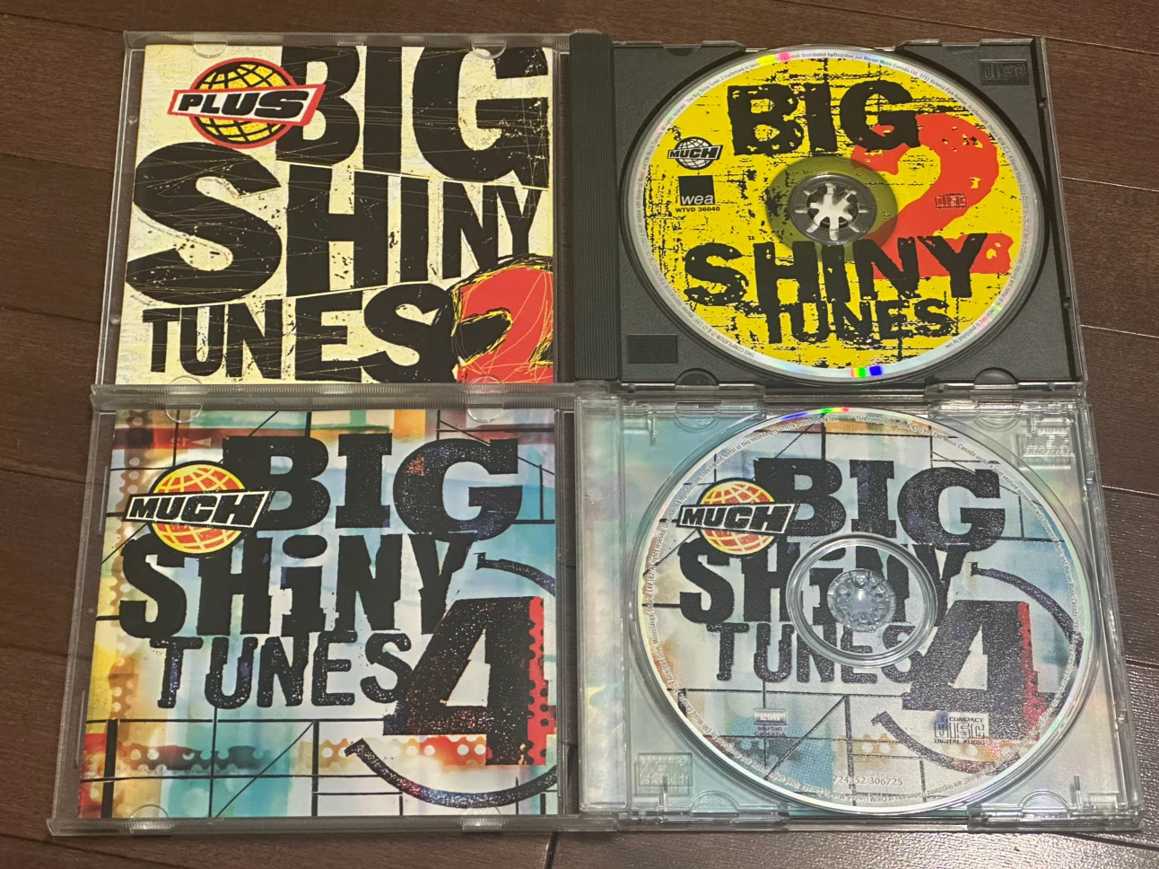 Big Shiny Tunes 2 and 4 on CD