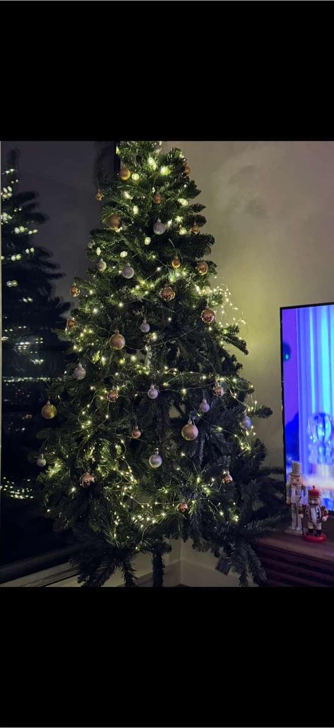 Artificial Christmas Tree with Lights