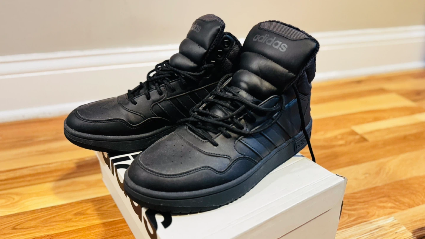 Adidas Black High Top Sneakers - photo 3