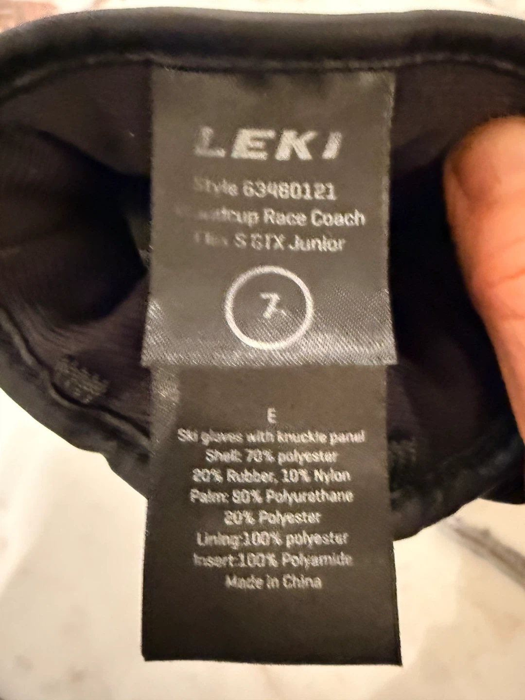Leki World Cup Race Coach Flex S GTX Junior Ski Gloves - photo 4