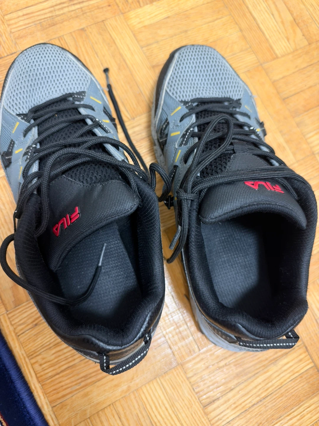 Fila Men's Athletic Shoes - Black and Grey