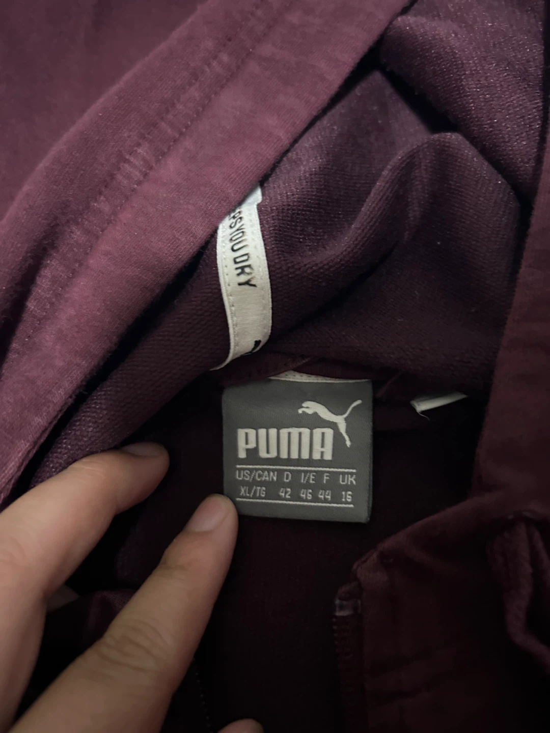 Puma Maroon Full-Zip Hoodie - photo 3