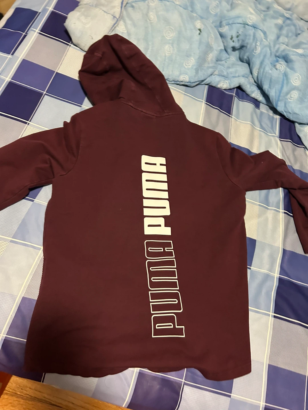 Puma Maroon Full-Zip Hoodie - photo 4
