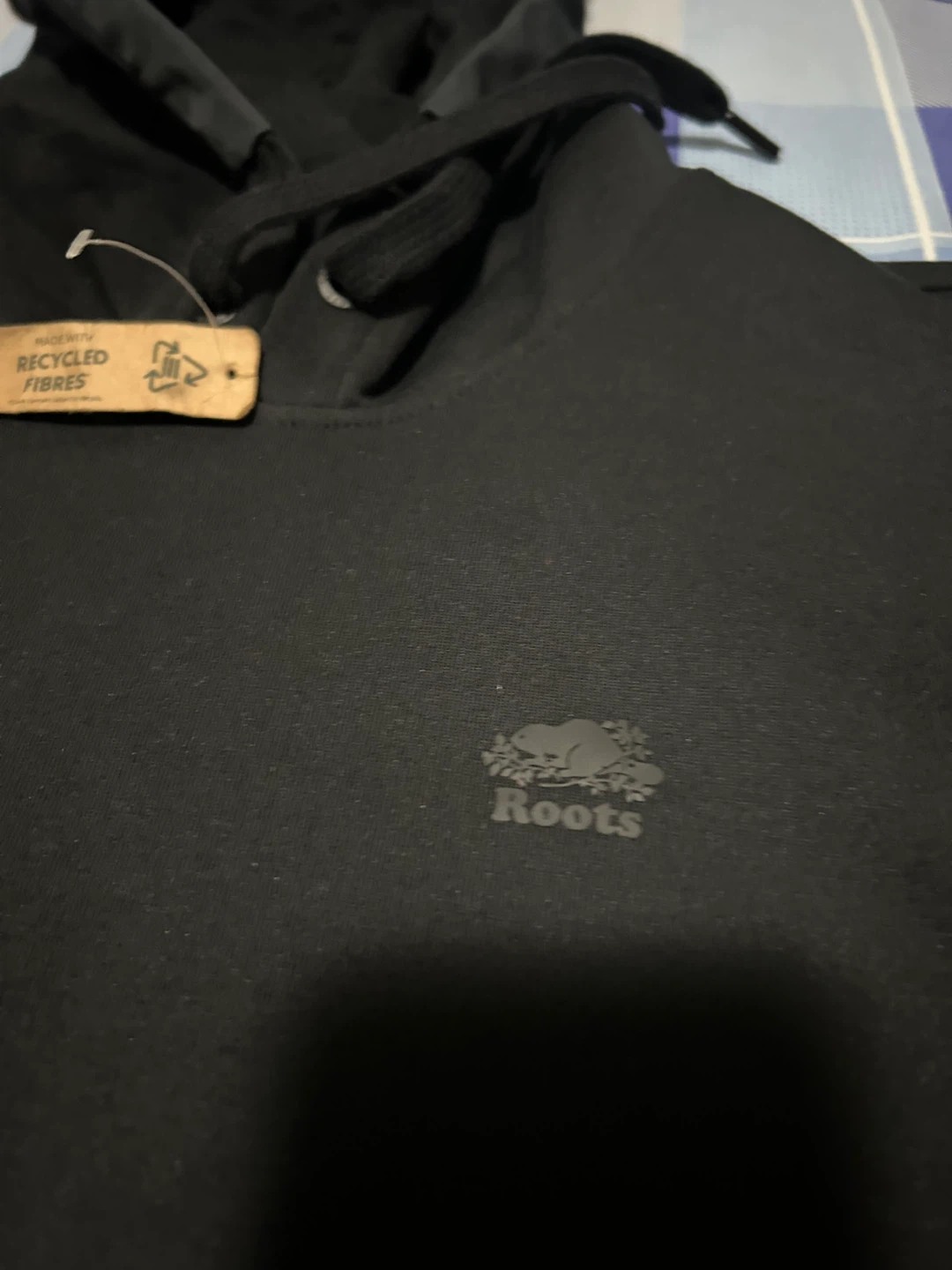 Roots Black Hoodie - Size Small - photo 2