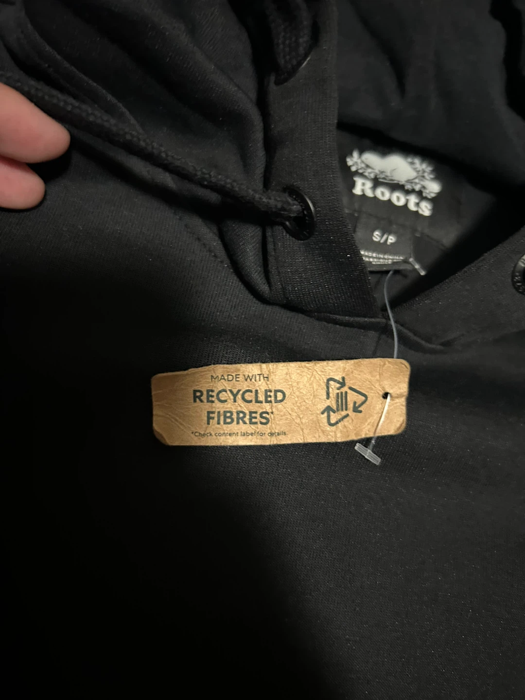 Roots Black Hoodie - Size Small - photo 4
