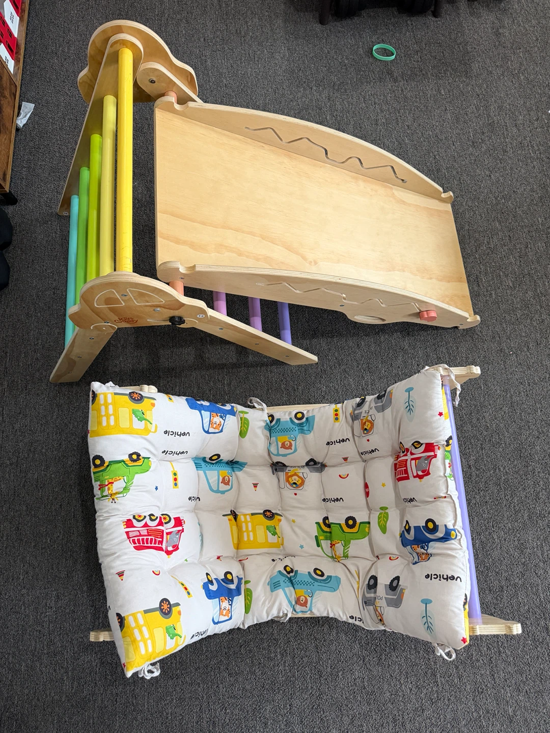 Kids Buddy Wooden Rocker and Slide Set - photo 4