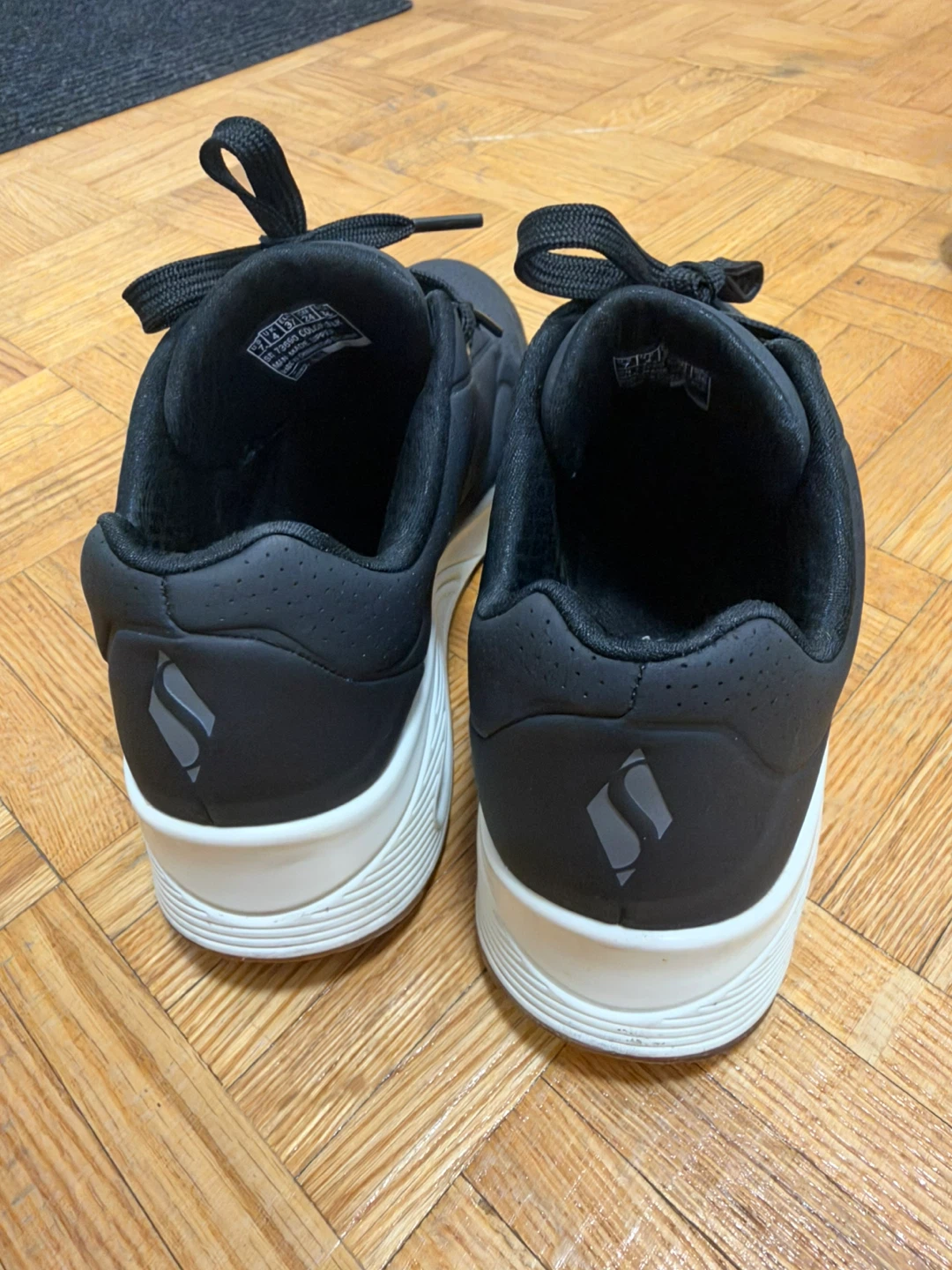Skechers Air-Cooled Memory Foam Sneakers - Black - photo 2