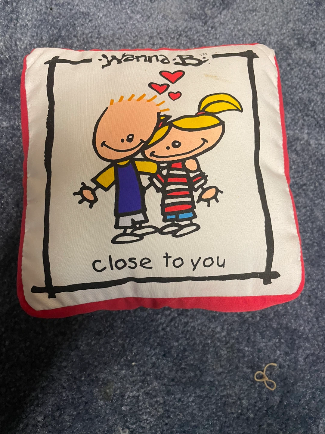Wanna-B Original Close to You Square Throw Pillow