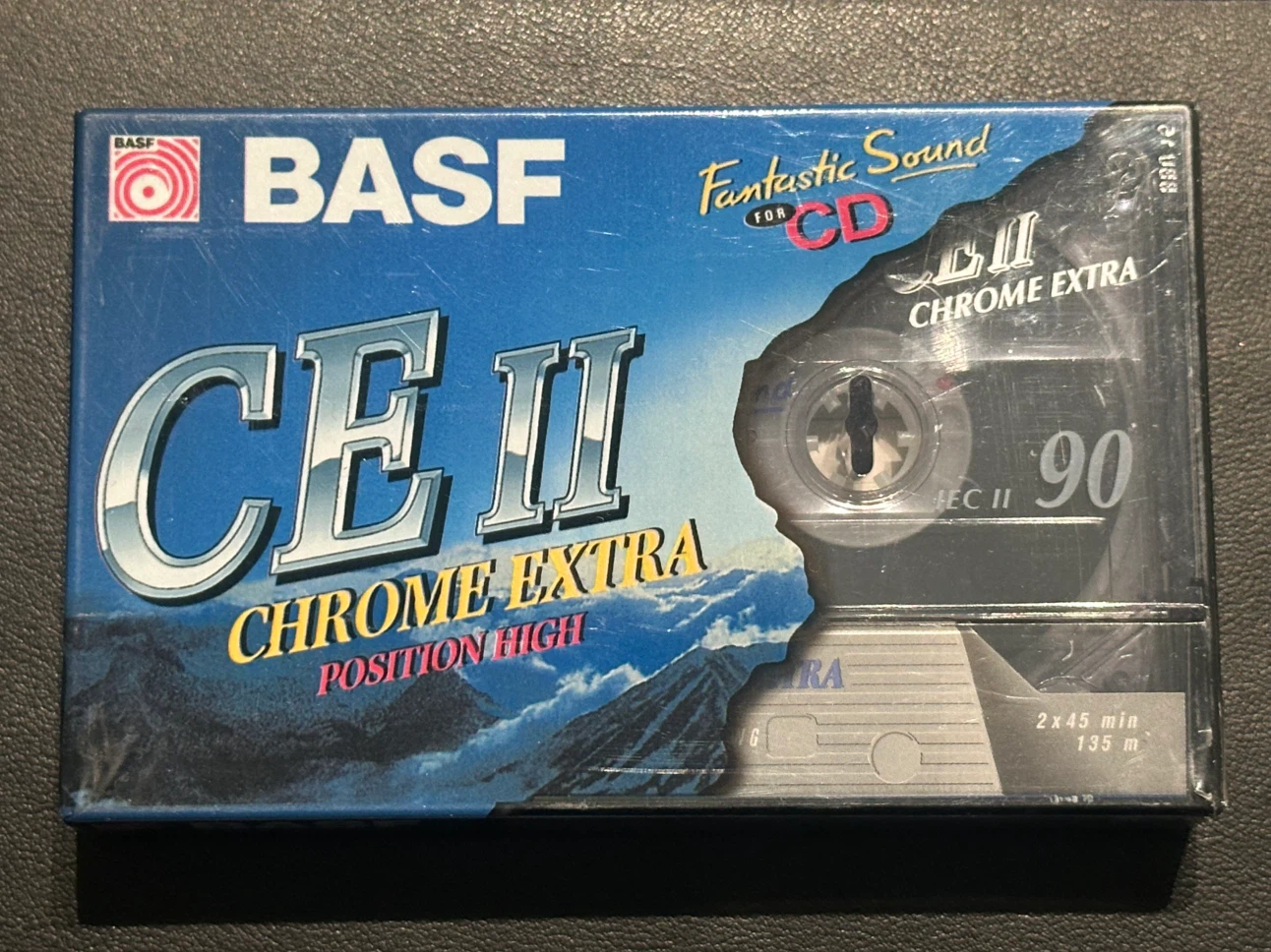 BASF CE II Chrome Extra 90 Minute Cassette Tape