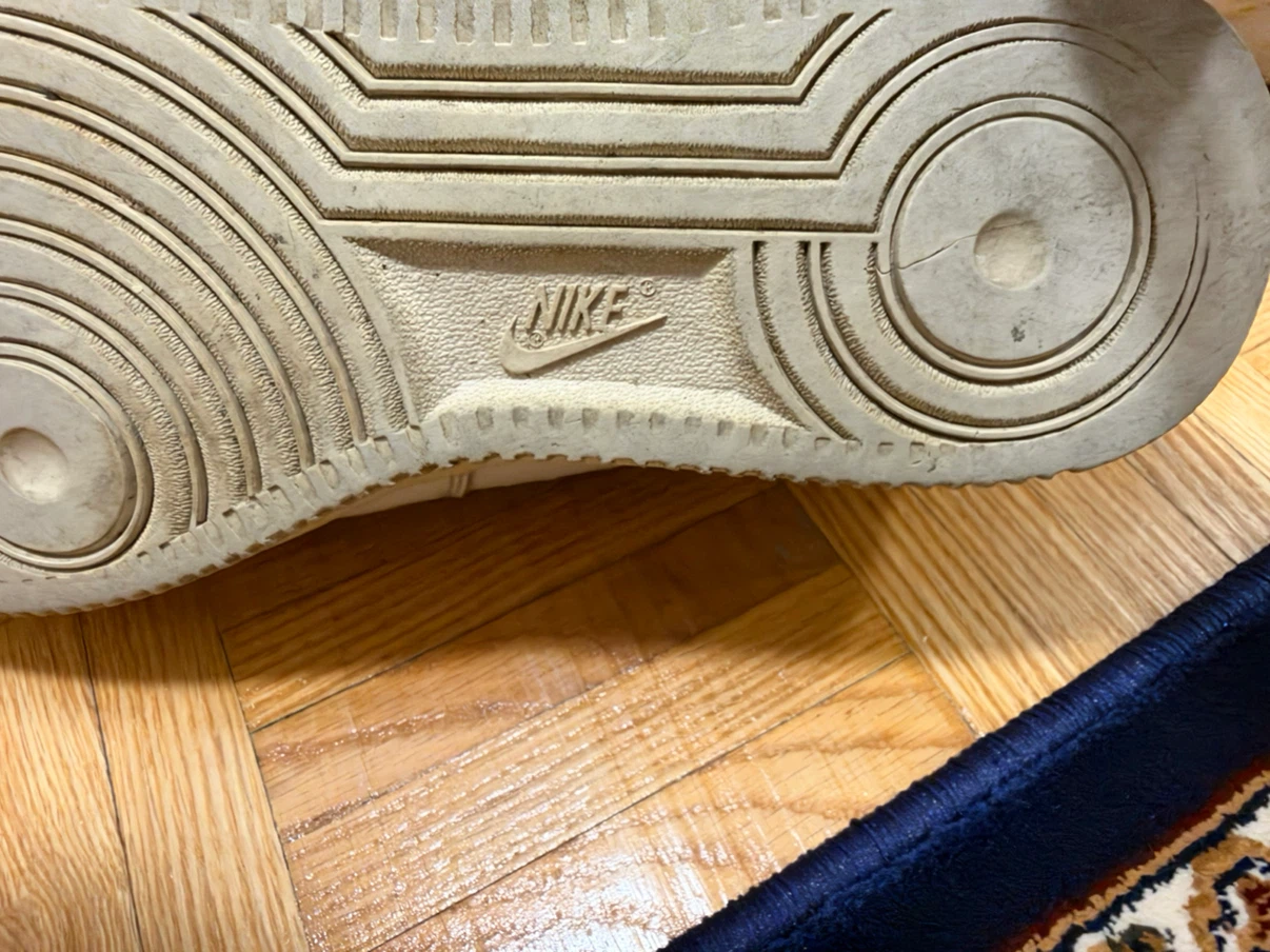 Nike Air Force 1 White Sneakers - photo 3