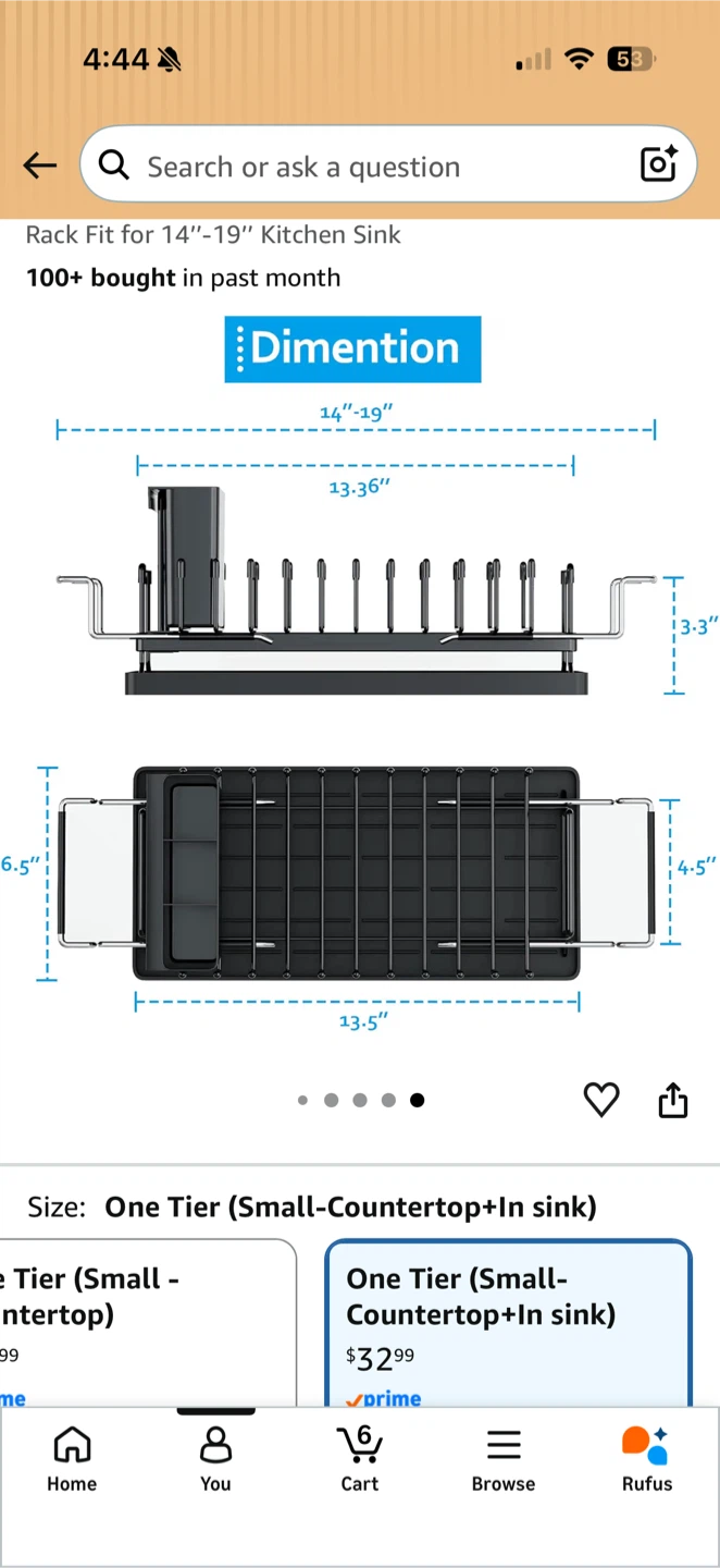 ANTOPY Expandable Kitchen Dish Drying Rack - photo 2