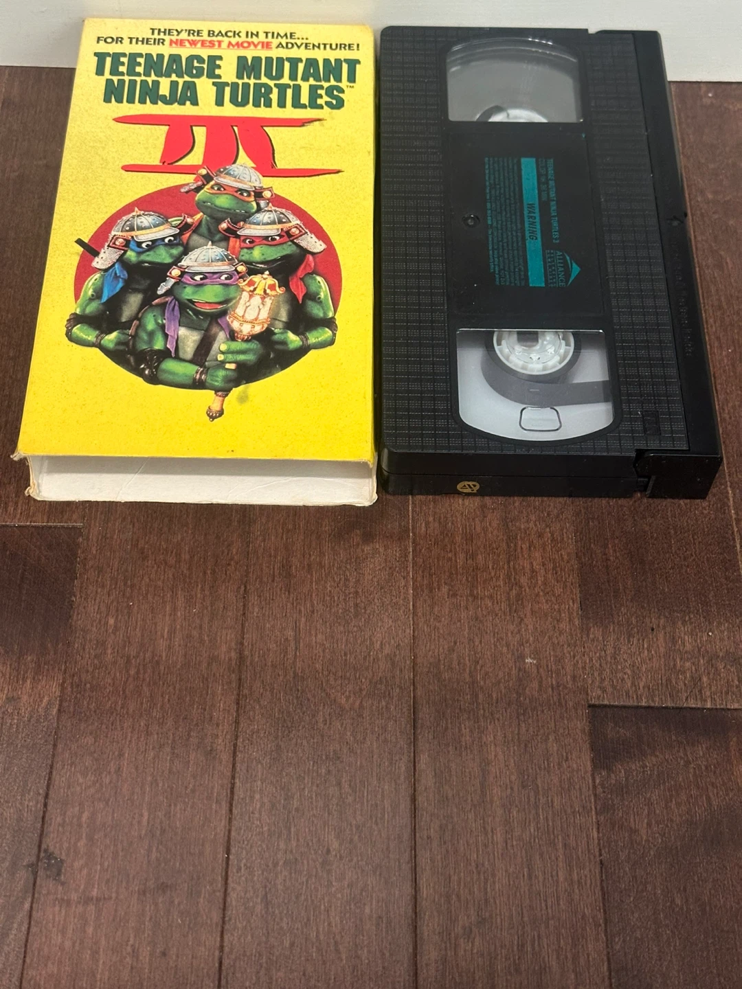 Teenage Mutant Ninja Turtles III VHS Tape