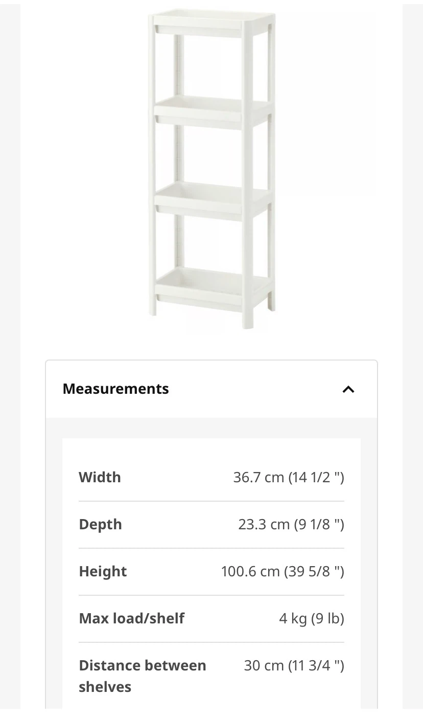 IKEA VESKEN Shelf Unit - photo 4