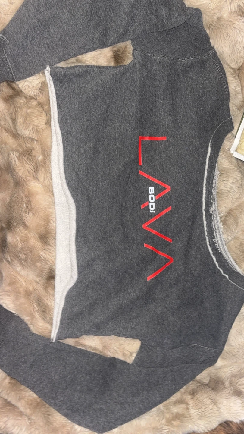 Grey Crop Sweatshirt