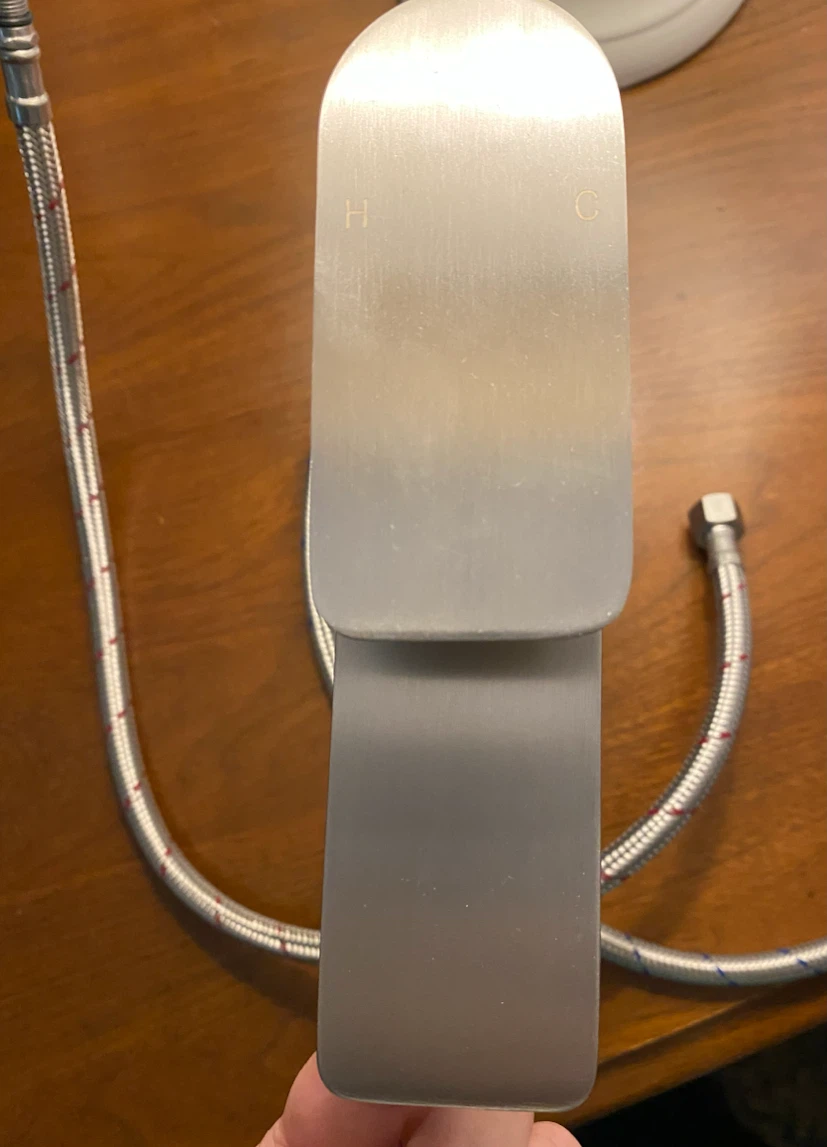 Brushed Nickel Bathroom Sink Faucet - photo 3