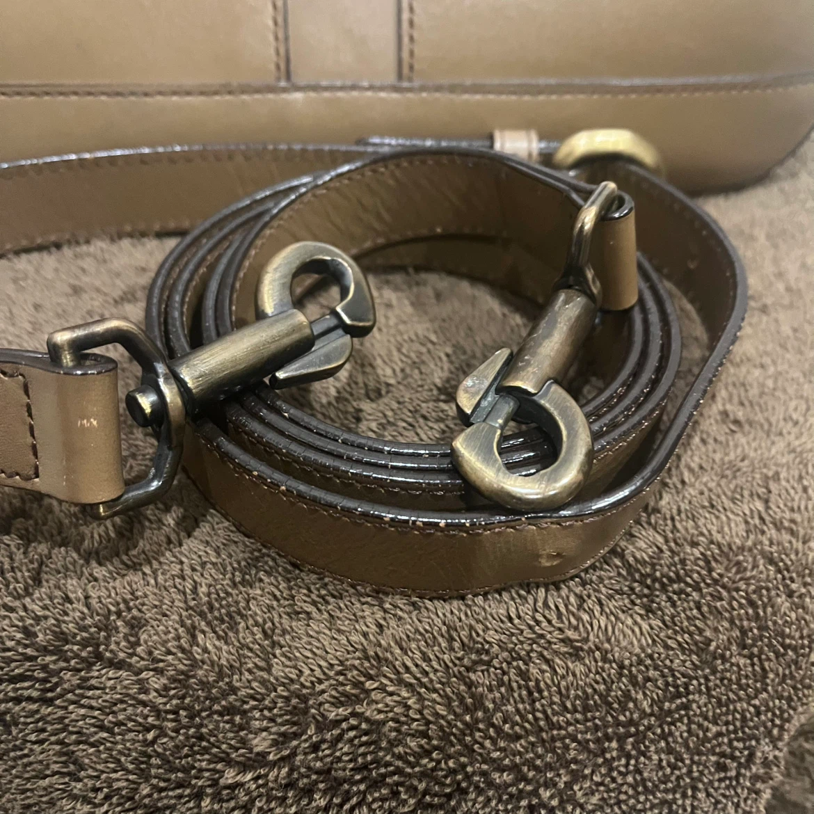 Authentic Burberry Leather Satchel Bag - photo 4