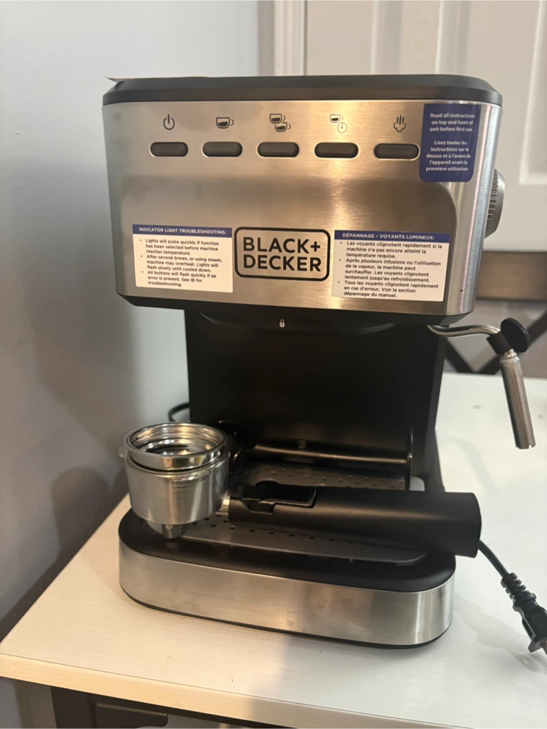 Black+Decker Espresso Machine